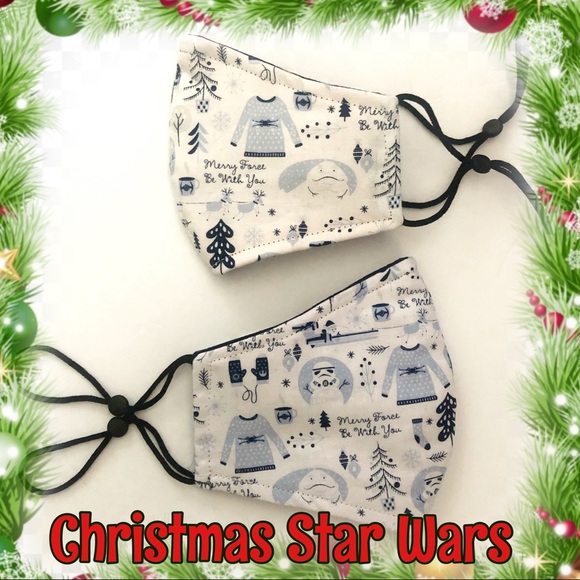 Star Wars Christmas Themed Face Mask - Picture 3 of 4